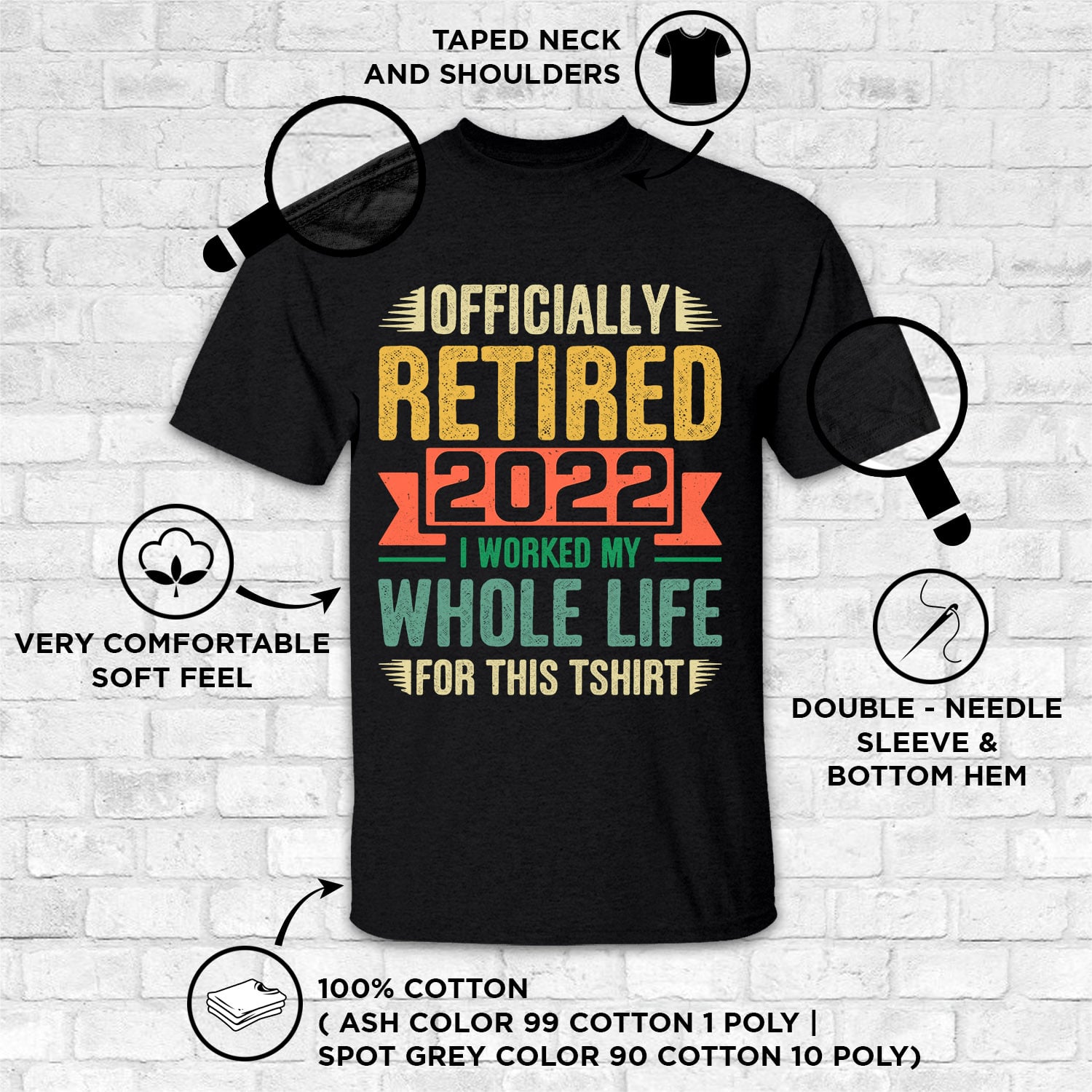 7VT. Officialy Retired shirt mk4