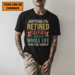 Men's black tee mockup psd on tattooed model