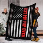 4. Best Pop Pop Ever Blanket Blanket Mockup 8