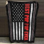 4. Best Pop Pop Ever Blanket Blanket Mockup 10