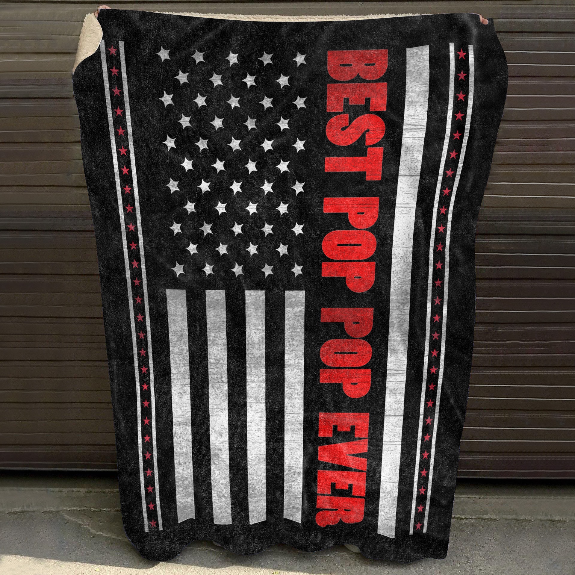 4. Best Pop Pop Ever Blanket Blanket Mockup 10