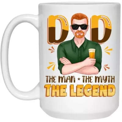 15 oz. White Mug