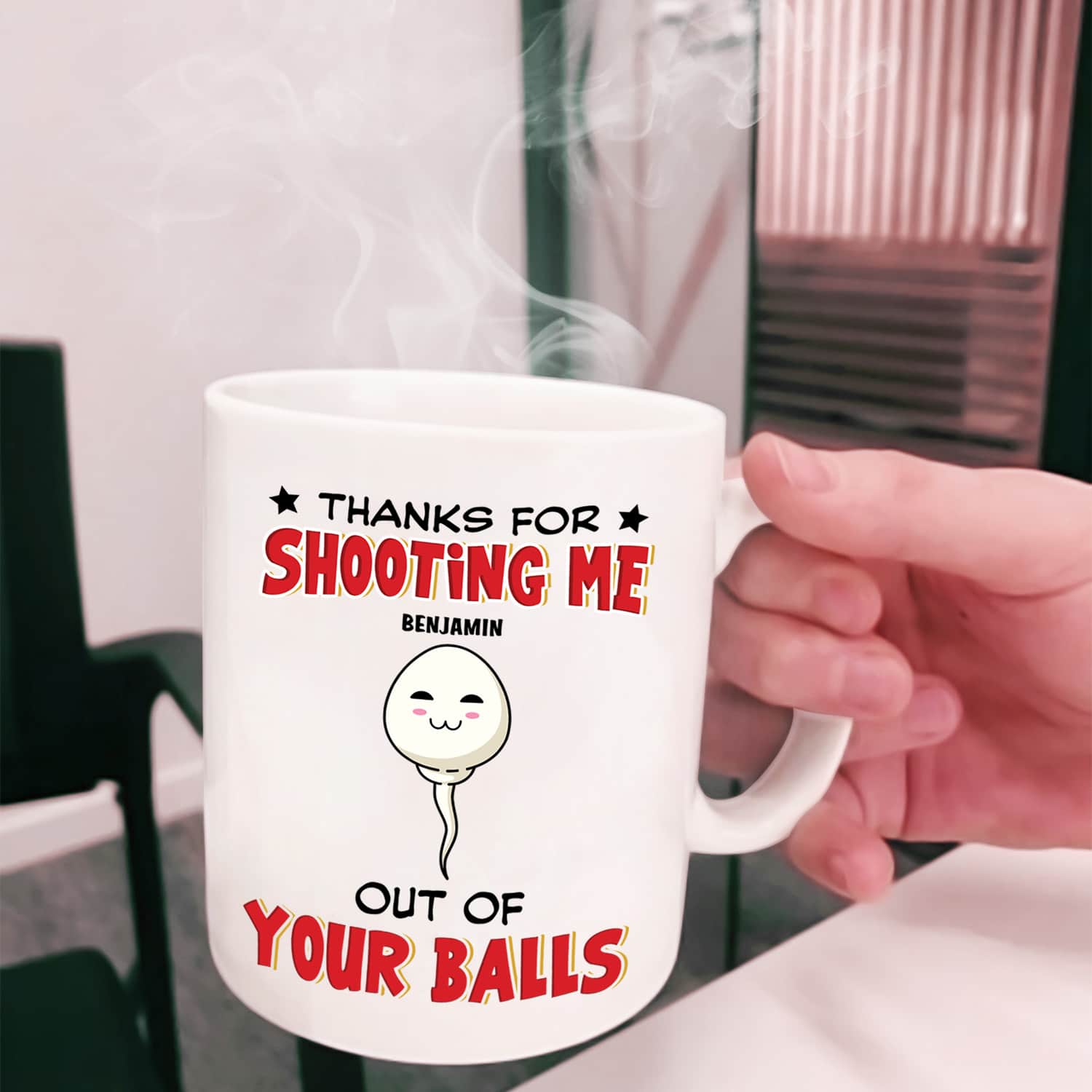 3VT. Thanks For Shooting Me mug mk7