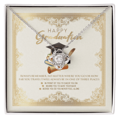 Happy Graduation Always Remember No Matter Where You Go Or How Far You Travel Graduation Pendant Necklace