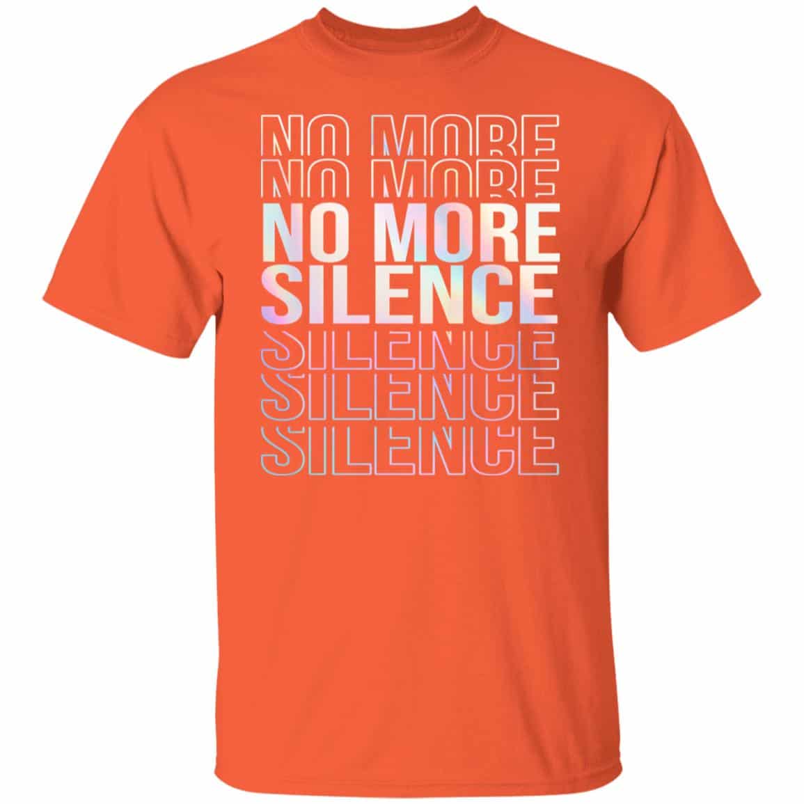 No More Silence, Orange, Unisex T-Shirt