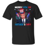 5Th. Merry 4th of father's day 3, Black, Unisex T-Shirt
