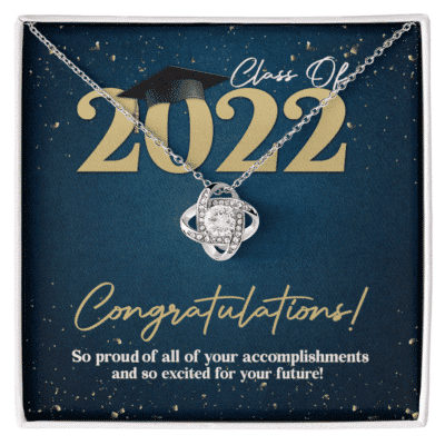 To My Daughter Necklace Class Of 2022 Pendant Jewelry Gift, Graduation Gift For Daughter Gift From Mom