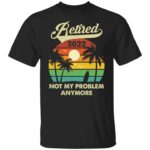 3. Retired 2022 3, Black, Unisex T-Shirt