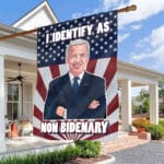 1O. Non Bidenary (30x40) House Flag Mockup 3