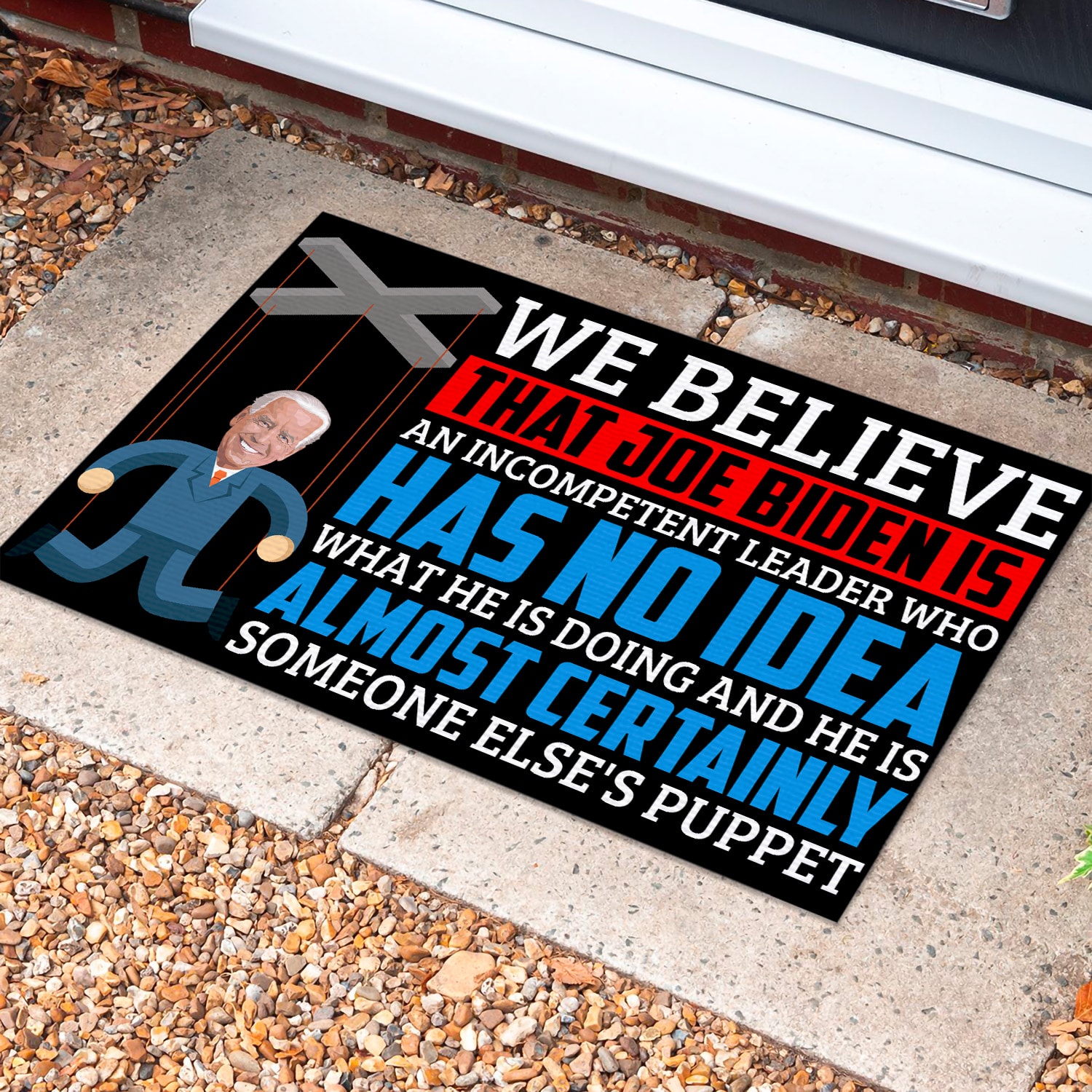 2O. We Believe Doormat Mockup 10