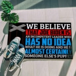 2O. We Believe Doormat mockup 5