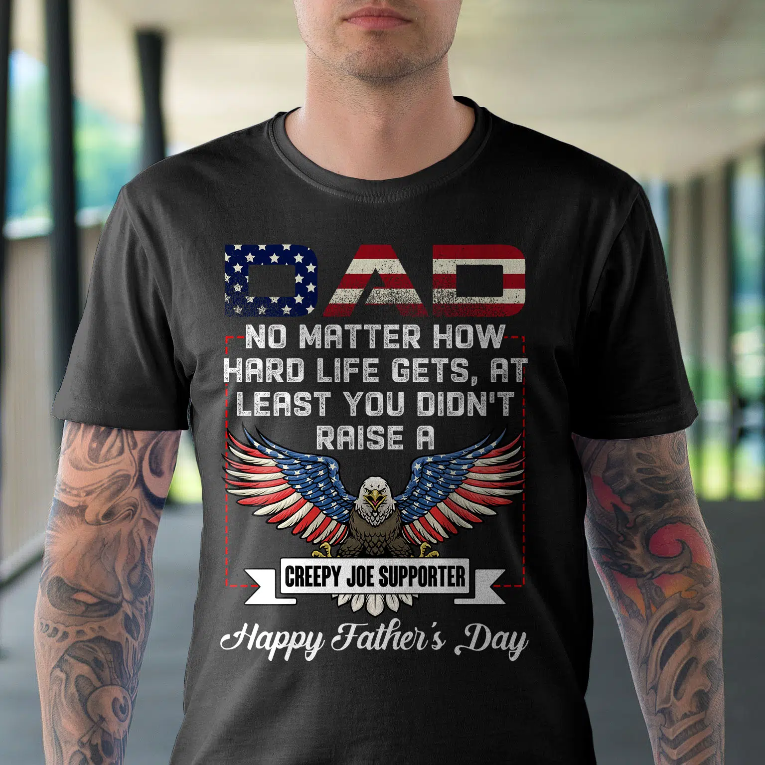 3VT. Dad No Matter Creepy Joe shỉt mk1