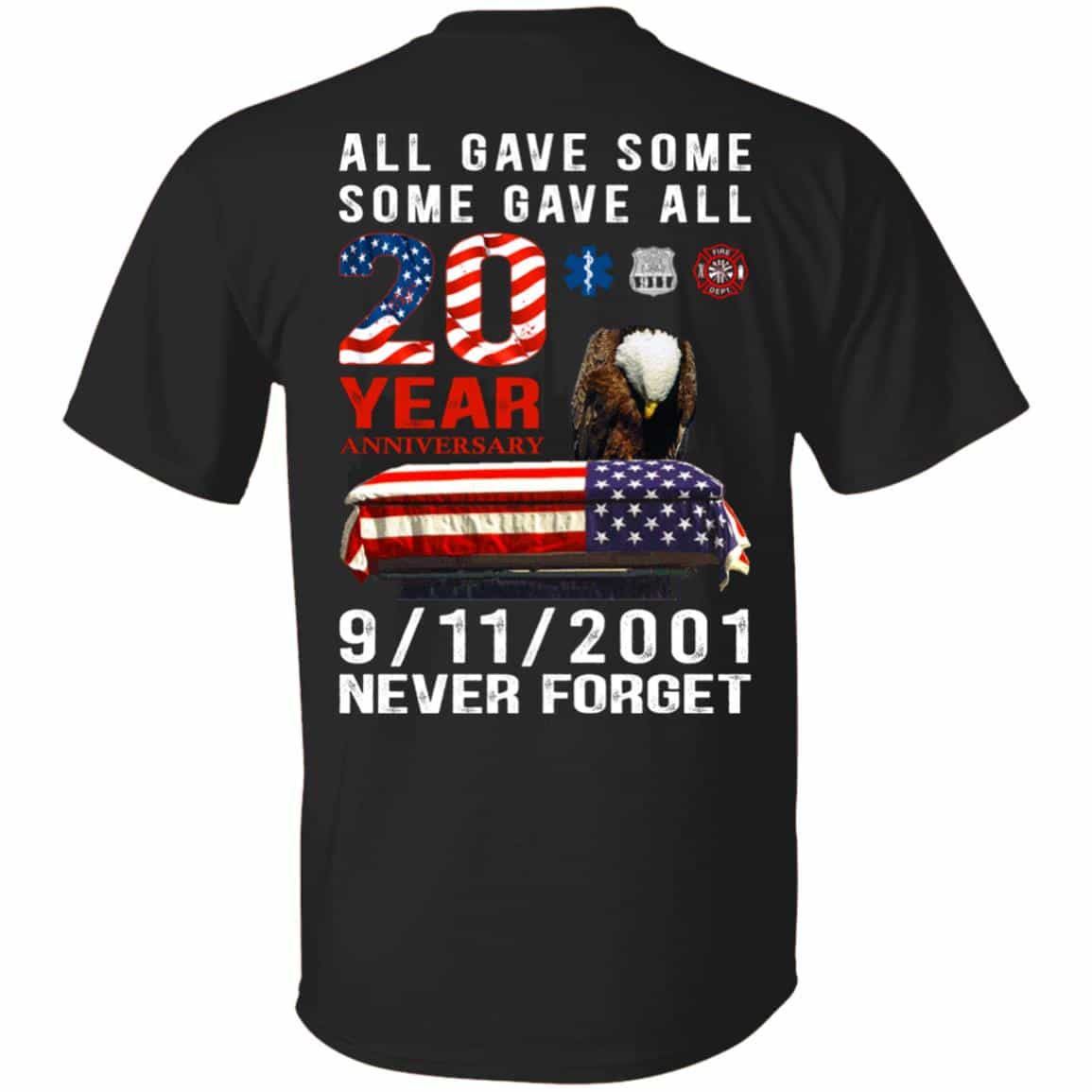 2O. All Gave Some 3, Black, Unisex T-Shirt