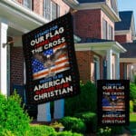 3Th. Stand for our flag (30x40) Garden & House Mockup 2