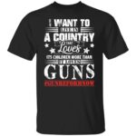 gun 1, Black, Unisex T-Shirt