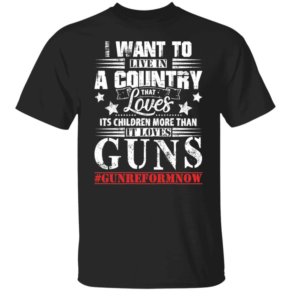 gun 1, Black, Unisex T-Shirt