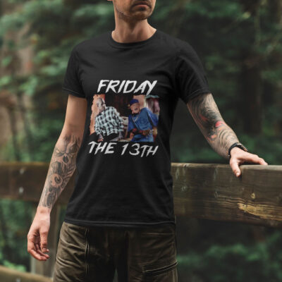 Alternative view of Friday Halloween 13th Freddy Jason Funny Dammmm T-Shirt - Tee Gifts for Halloween, Birthday, Bff, Friends, Daughter, Son, Christmas