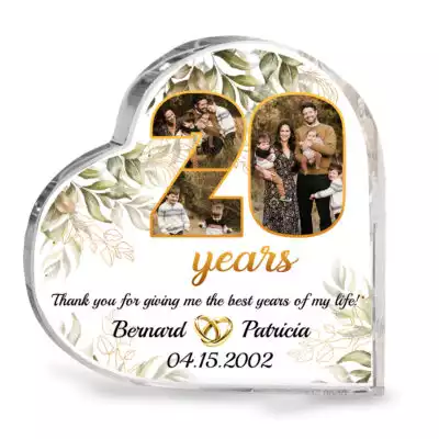 Heart Acrylic Plaque