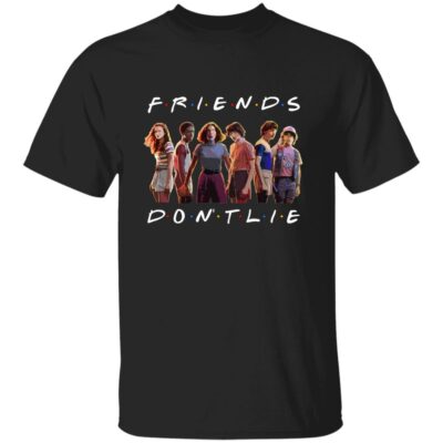 4VT. Friends Don't Lie 3, Black, Unisex T-Shirt
