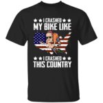 1O. Crashed My Bike 3, Black, Unisex T-Shirt 1O. Crashed My Bike 3, Black, Unisex T-Shirt