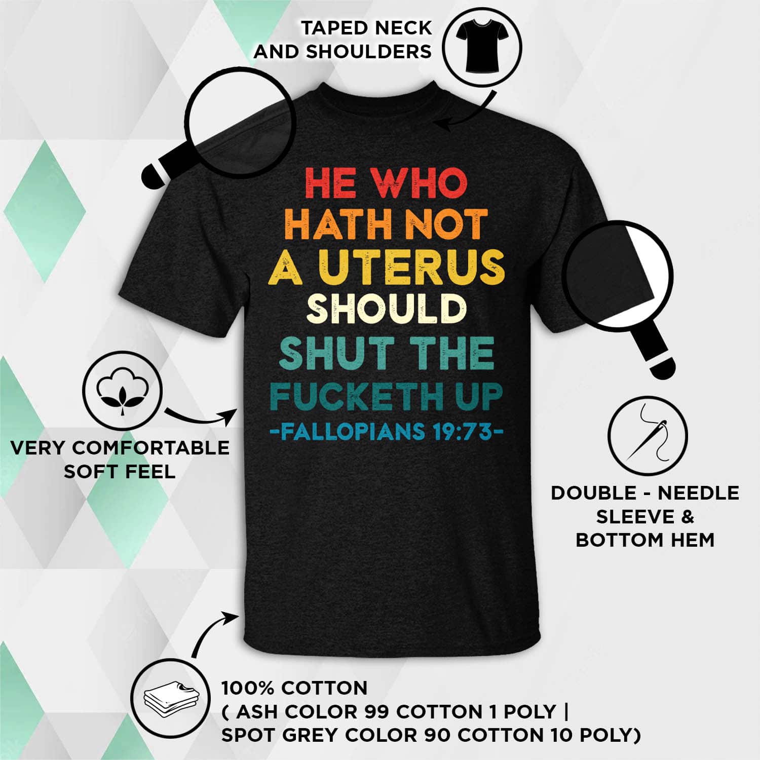 T-Shirt Key Features Mockup-Mockup 1