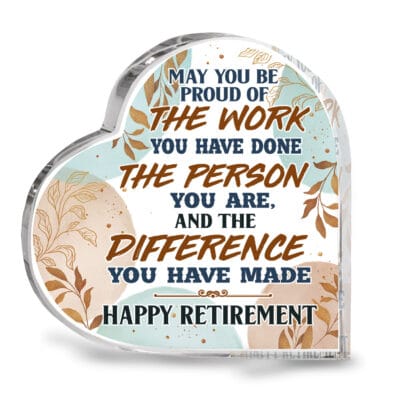 Heart Acrylic Plaque