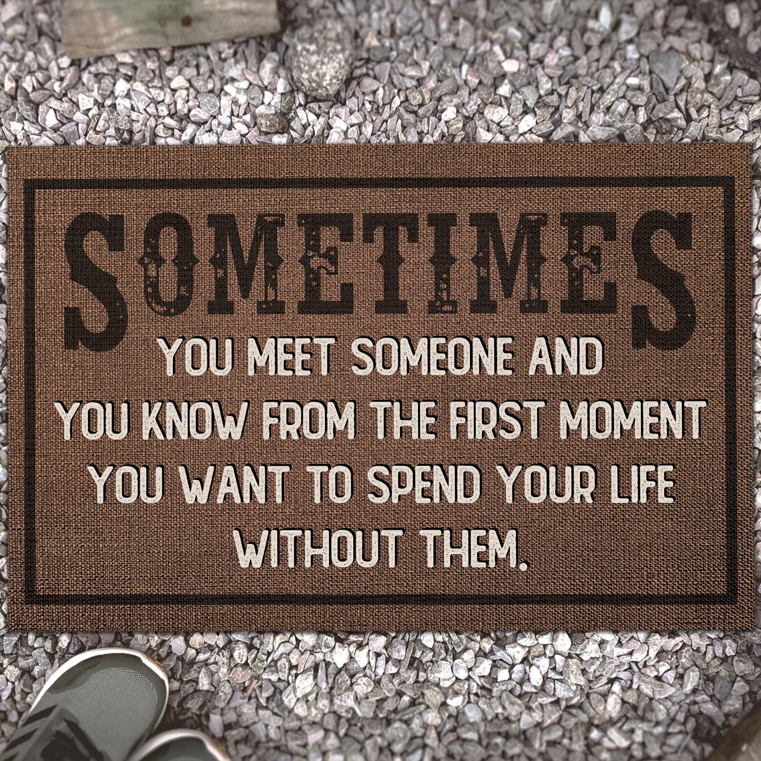 10P. Someone find someone Doormat mockup 13