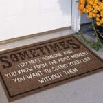 10P. Someone find someone Doormat mockup 11