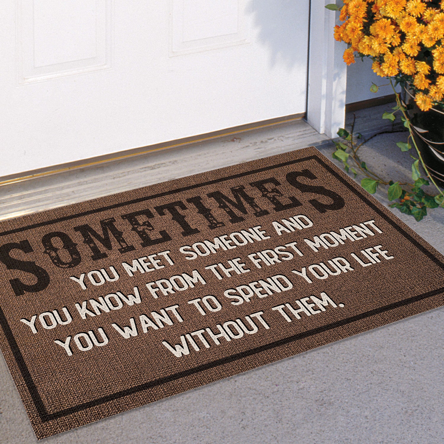 10P. Someone find someone Doormat mockup 11