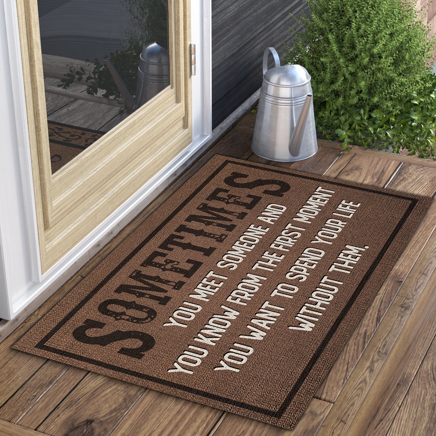 10P. Someone find someone Doormat mockup 3
