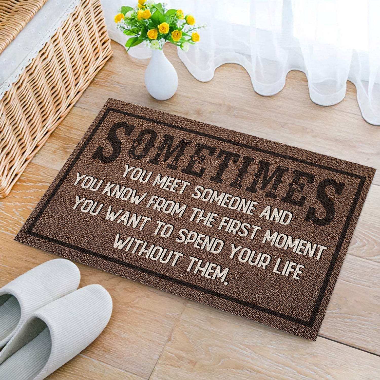 10P. Someone find someone Doormat mockup 2
