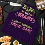 6VT. Zombies Eat Brains Apron mk1
