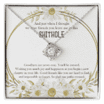 And Just When I Thought We Were Friends You Leave Me In This Shithole Pendant Necklace - Coworker Farewell Gifts