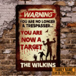 5VT. Warning You Are No Longer metal sign mk3