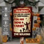 5VT. Warning You Are No Longer metal sign mk5