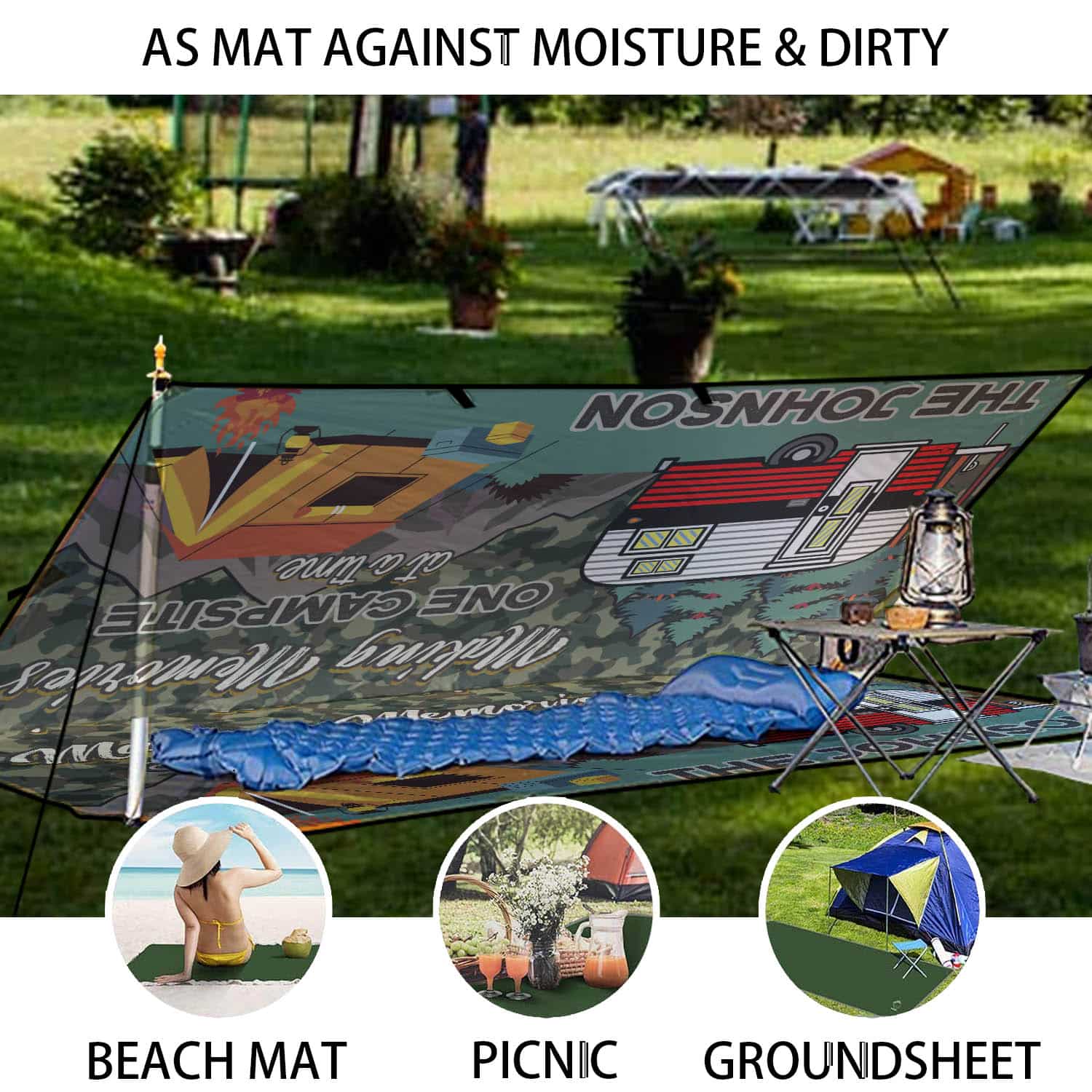 Mockup as mat againt moisture & dirty