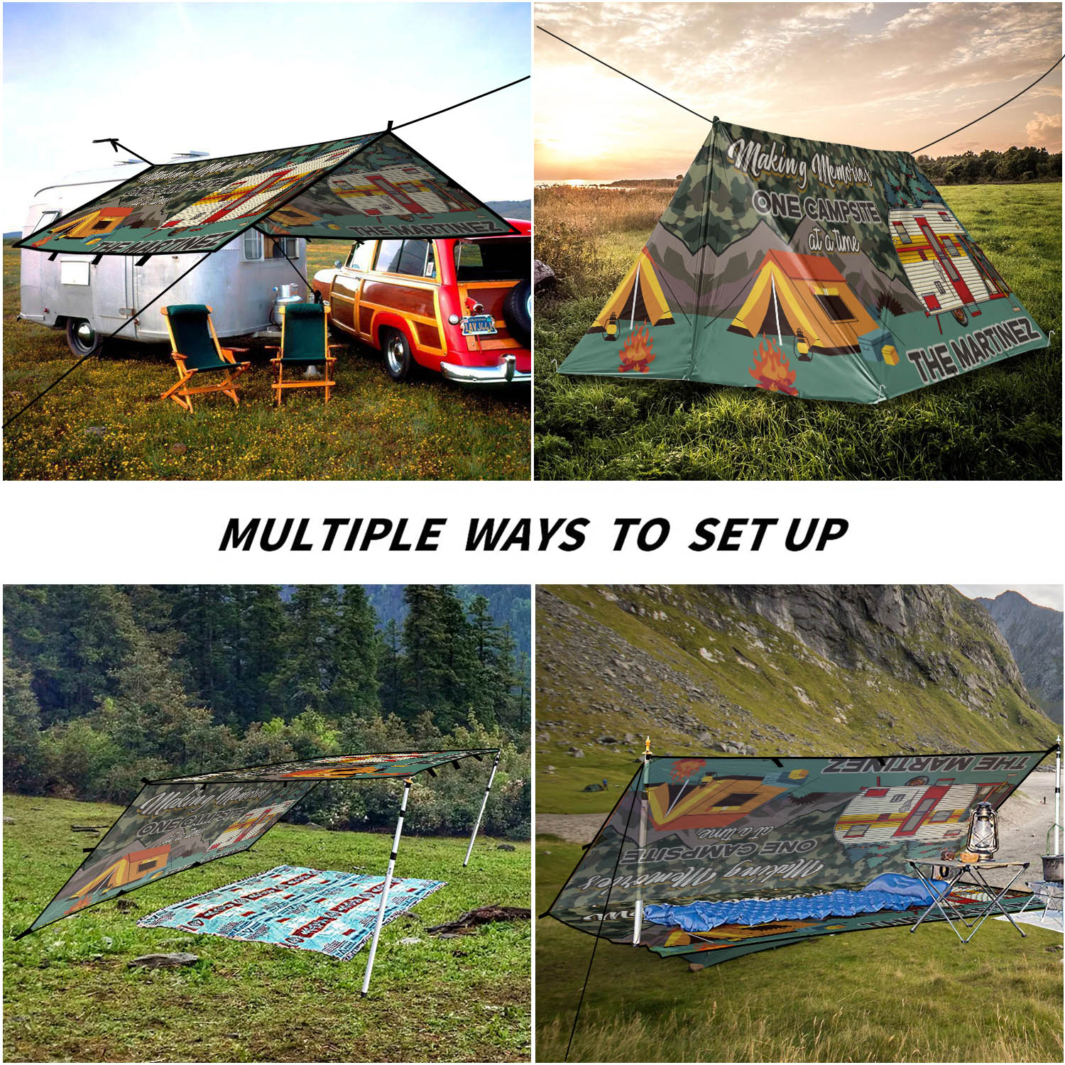 Mockup multiple ways to set up