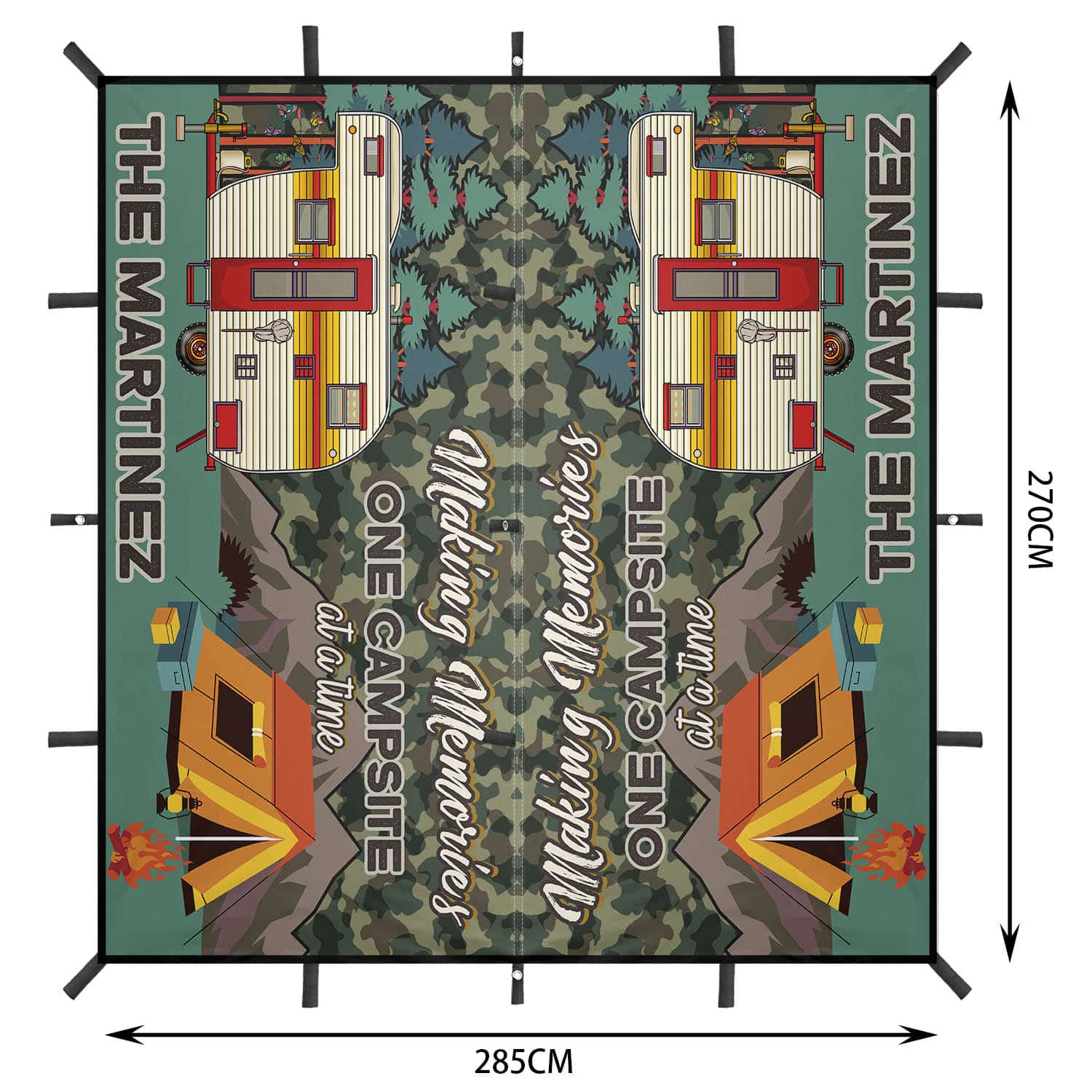 Waterproof Tarp mockup size