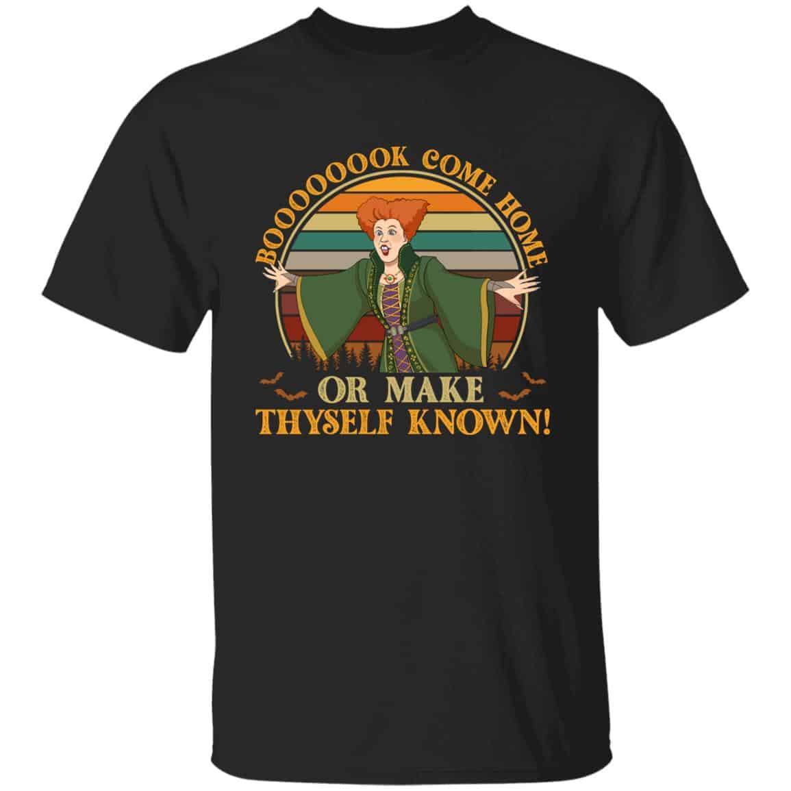 5. Book Come Home Hocus Pocus 3, Black, Unisex T-Shirt