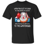 1VT. When You Elect A Clown 3, Black, Unisex T-Shirt