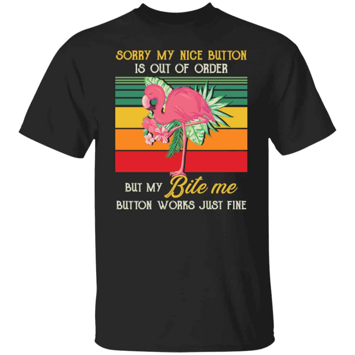 1Th. Sorry My Nice Button 1, Black, Unisex T-Shirt 1Th. Sorry My Nice Button 1, Black, Unisex T-Shirt