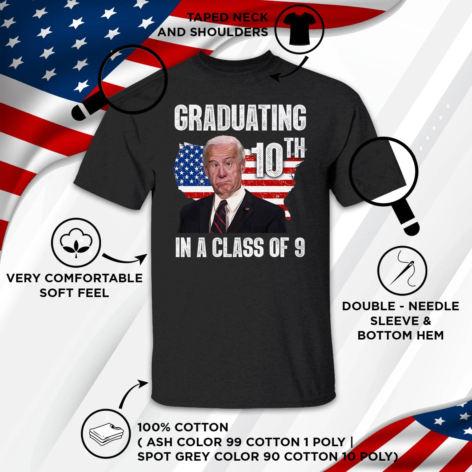 4VT. Biden Graduating 10th shirt mk6