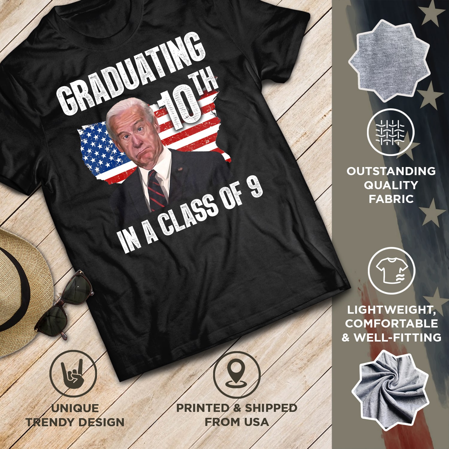 4VT. Biden Graduating 10th shirt mk7