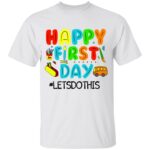 2O. First Day, White, Youth T-Shirt