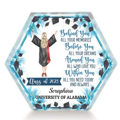 Hexagon Acrylic Plaque