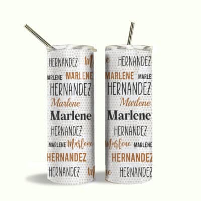 20 oz. Glitter Skinny Tumbler