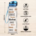 32OZ Tracker Water Bottle Mockup KeyFeature 2