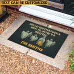 Doormat mockup 2 1VT. Hello Muthafucka