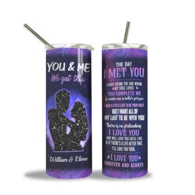 20 oz. Glitter Skinny Tumbler