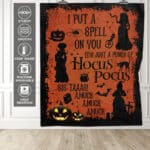 Mockup 1 2VT. Hocus Put A Spell Blanket